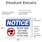 Signmission Do Not Park Or Store Sign, Vinyl Decal, 14in W x 10in L, 2PK OS-2PACK-NS-D-1014-L-15472 - alternate 3